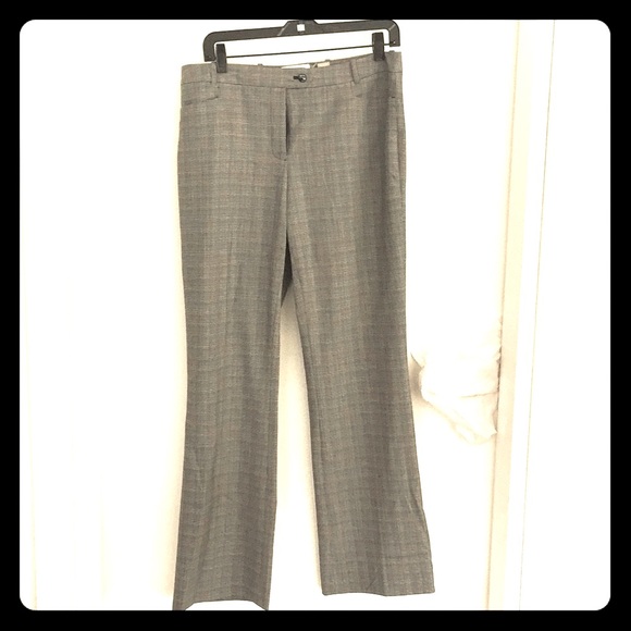 Calvin Klein modern fit gray plaid trousers - Picture 1 of 4